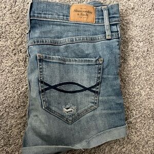 Abercrombie & Fitch Classic Blue Denim Shorts